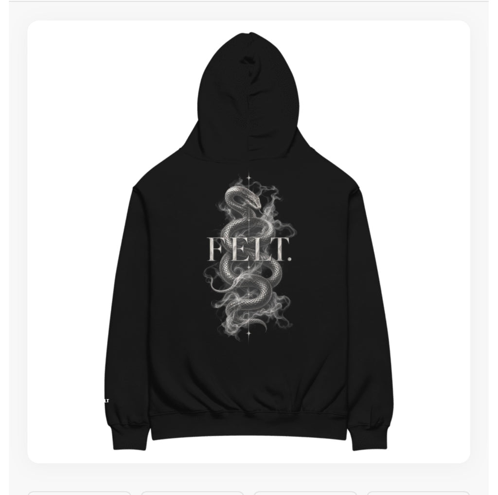 FELT. Oversized Hoodie – Black