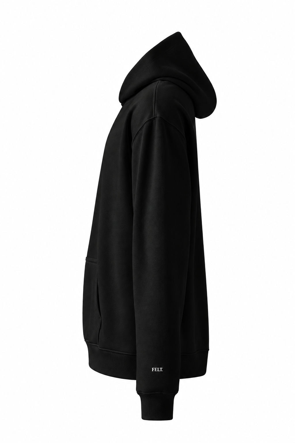 FELT. Oversized Hoodie – Black