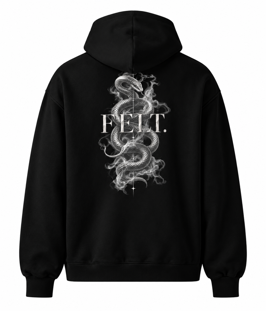 FELT. Oversized Hoodie – Black